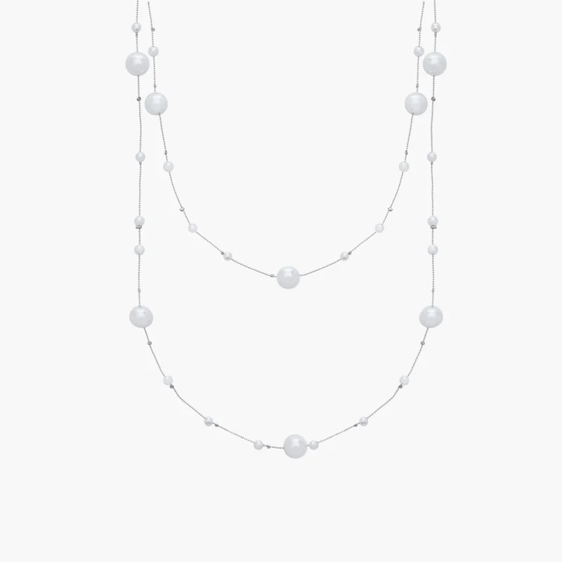 Lifestyle Layered Pearl Necklace for Women